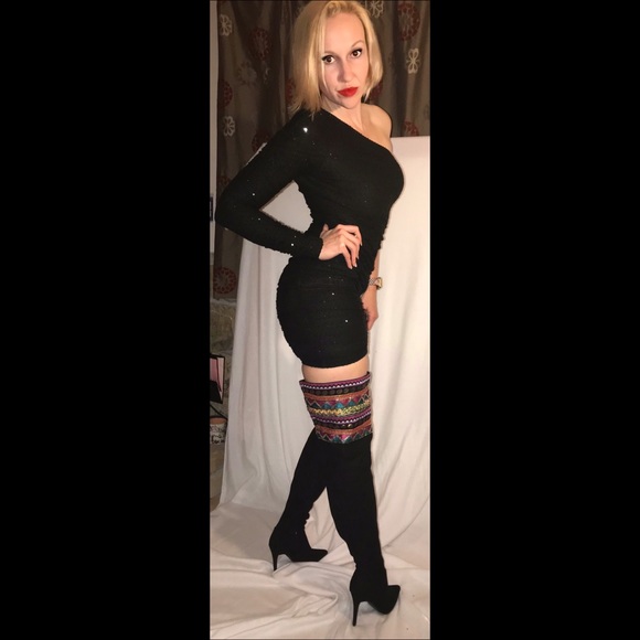 anne michelle thigh high boots